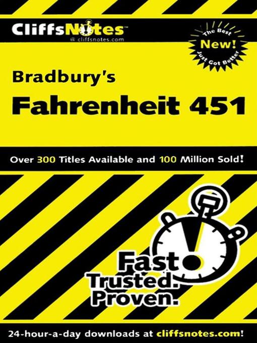 Title details for CliffsNotes on Bradbury's Fahrenheit 451 by Kristi Hiner - Available